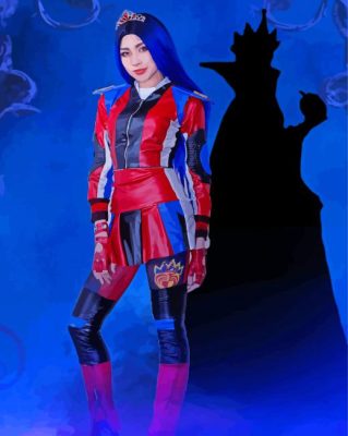 Evie Descendants Character paint by number