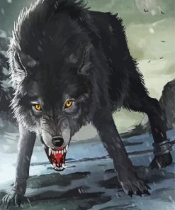 Fenrir Art paint by number