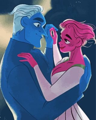 Hades And Persephone Lore Olympus paint by number