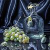 Hop Plant And Grapes Still Life paint by number