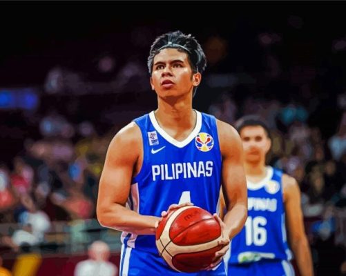 Kiefer Ravena Pba Basketball Player paint by number