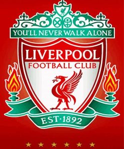 Liverpool Football Emblem Paint by number