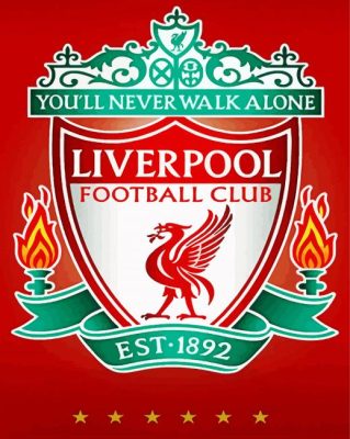 Liverpool Football Emblem Paint by number