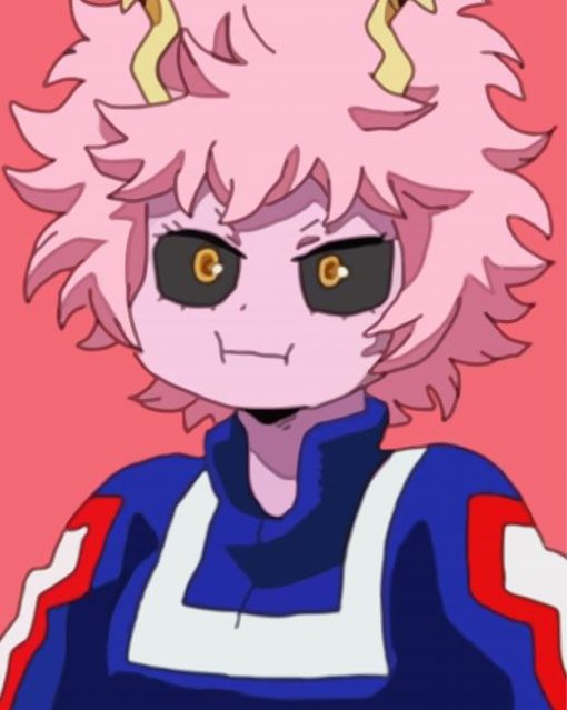 Mad Mina Ashido paint by number