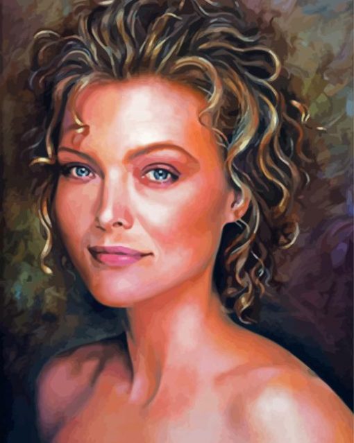 Michelle Pfeiffer Art Paint by number