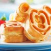 Mickey Mouse Waffles Disney Food paint by number