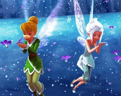 Periwinkle And Tinkerbell Disney Fairies paint by number