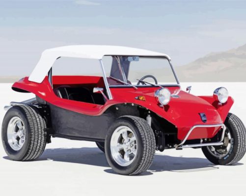 Red Dune Buggies paint by number