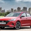 Red Hyundai Verna paint by number