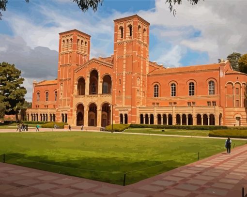 Royce Hall paint by number