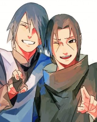 Sasuke And Itachi Art paint by number