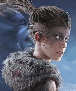Senua Illustration Paint by number