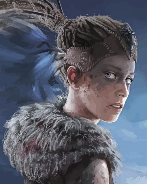 Senua Illustration Paint by number