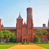 Smithsonian Institution Building In Washington DC paint by number