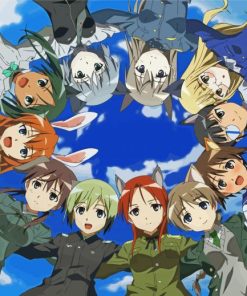 Strike Witches Characters paint by number
