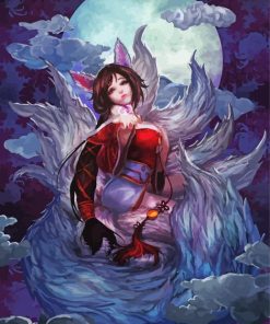 Ahri League Of Legends Video Game paint by number