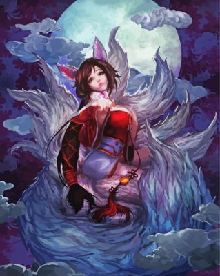 Ahri League Of Legends Video Game paint by number