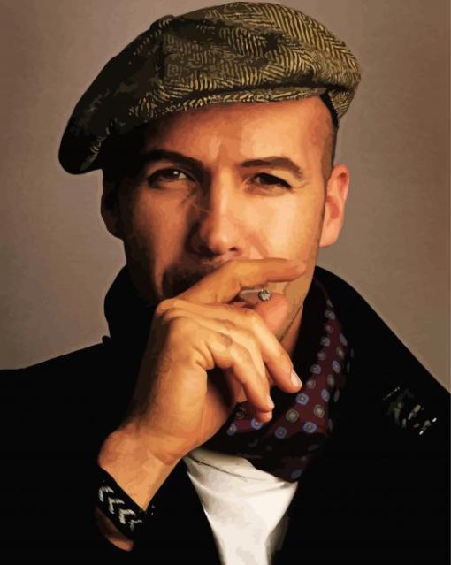 American Actor Billy Zane paint by number