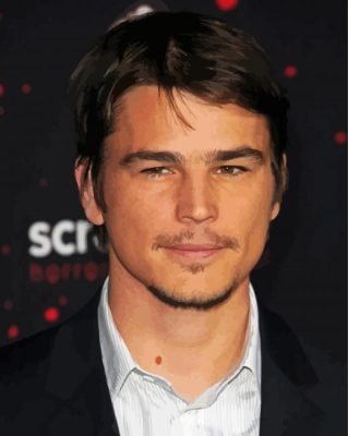 American Actor Josh Hartnett paint by number