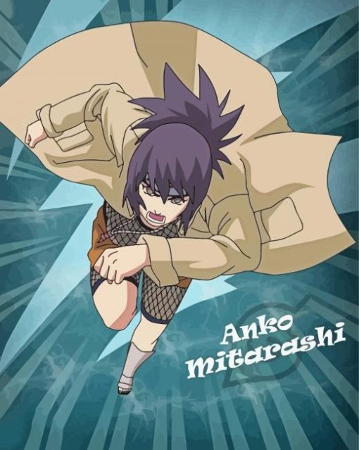 Anko Mitarashi Poster Paint by number