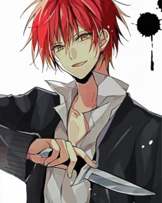 Assassination Classroom Karma Akabane Paint by number