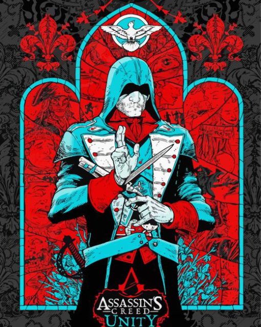 Assassins Creed Arno Poster paint by number