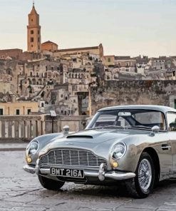 Aston Martin James Bond Car Paint by number