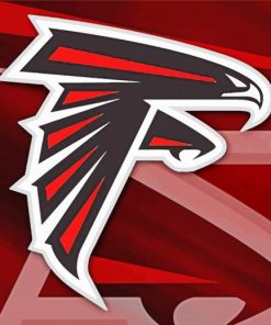 Atlanta Falcons American Football Logo paint by number