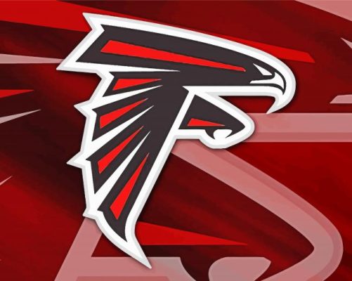 Atlanta Falcons American Football Logo paint by number