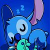 Baby Stitch Sleeping paint by number