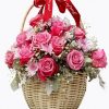 Basket Of Roses paint by number
