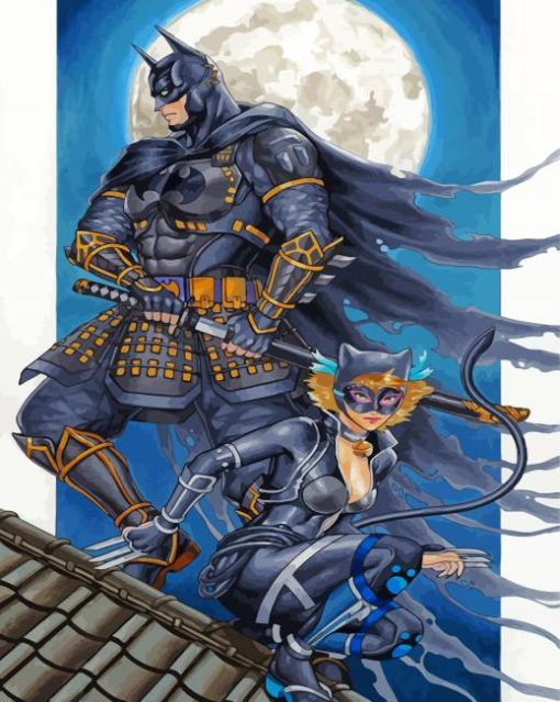 Batman Ninja paint by number