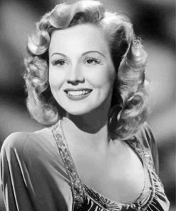 Black And White Virginia Mayo Paint by number