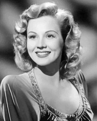 Black And White Virginia Mayo Paint by number