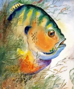 Bluegill Fish Art paint by number