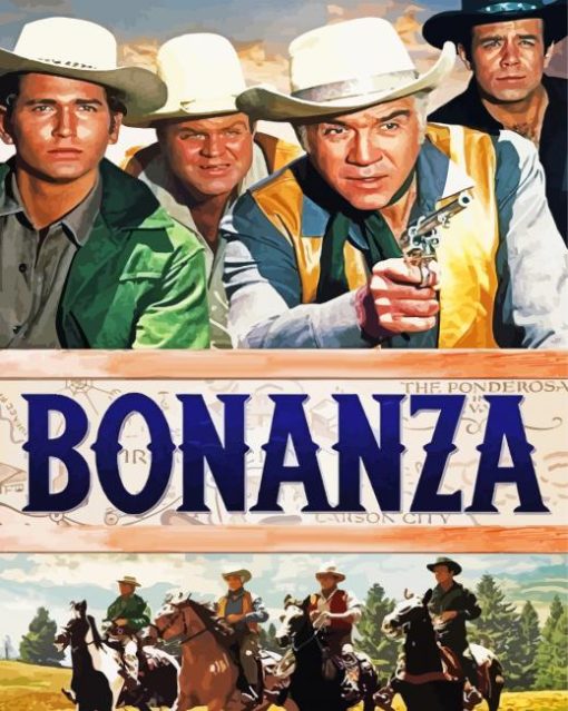 Bonanza Western Serie paint by number
