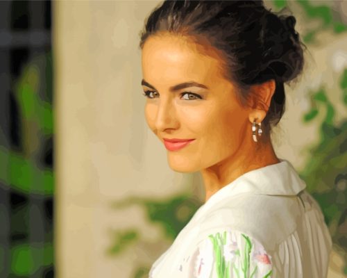 Camilla Belle Smiling Paint by number