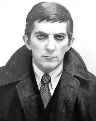 Canadian Actor Jonathan Frid paint by number