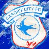 Cardiff City Football Logo paint by number