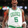 Celtics Kevin Garnett paint by number