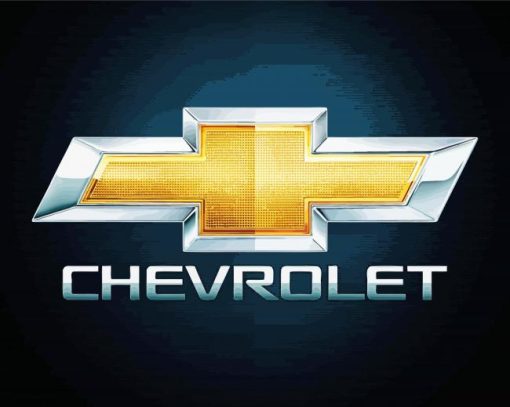 Chevy Symbol paint by number
