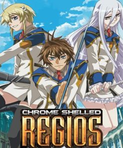 Chrome Shelled Regios Anime Illustration paint by number