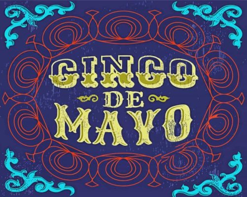 Cinco De Mayo Art paint by number