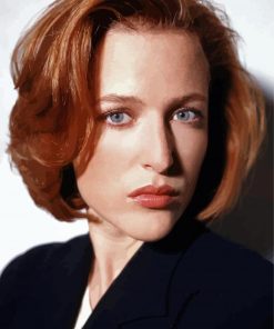 Dana Scully paint by number