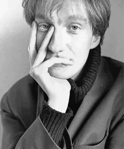 David Thewlis In Black And White paint by number