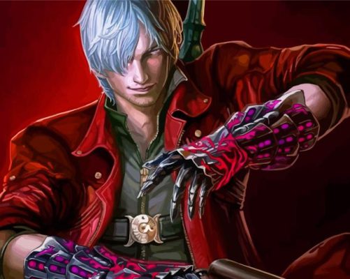 Devil May Cry Dante Devil paint by number