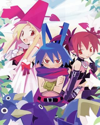 Disgaea Characters paint by number