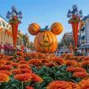 Disney World Halloween paint by number