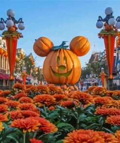 Disney World Halloween paint by number