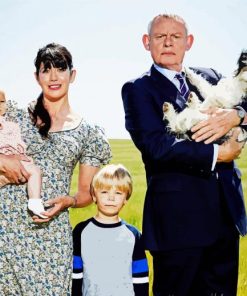 Doc Martin Family Paint by number